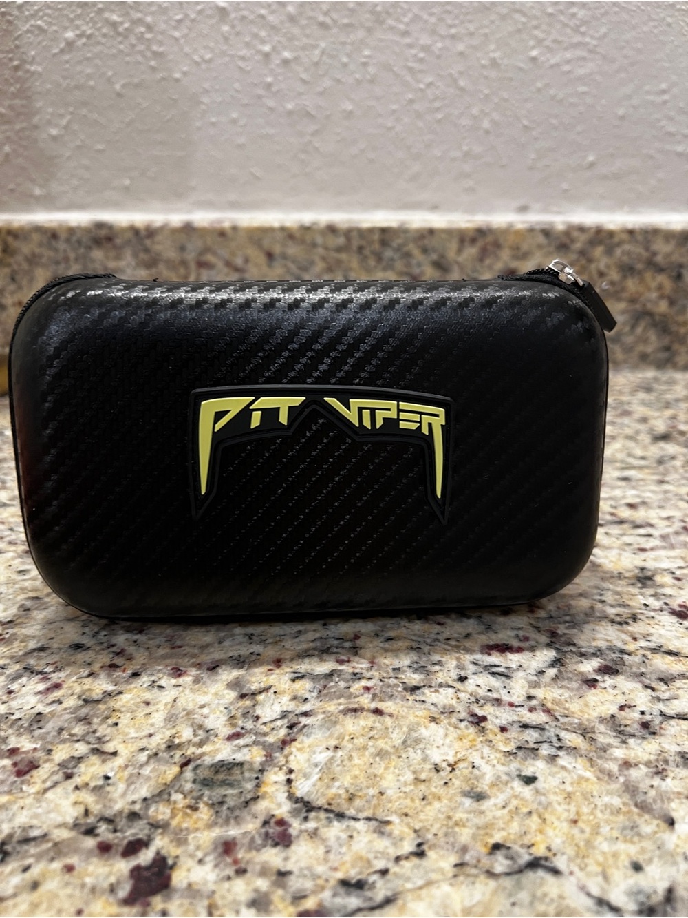 Pit Viper Black Hard Shell Case with Yellow Logo